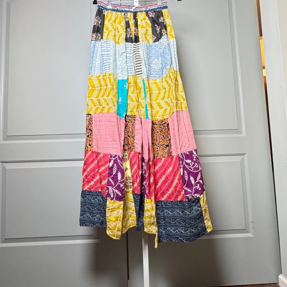 Ashly Taylor Patchwork Wide Leg Pants View 2